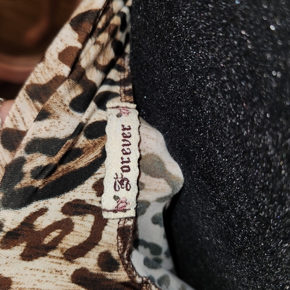 Y2k Forever 21 Leopard Print Halter Top ! - Picture 7 of 7